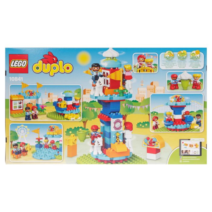 Конструктор "Семейный парк аттракционов", 61 деталь