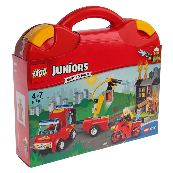 Конструктор "Чемоданчик: Пожарная команда", 110 деталей