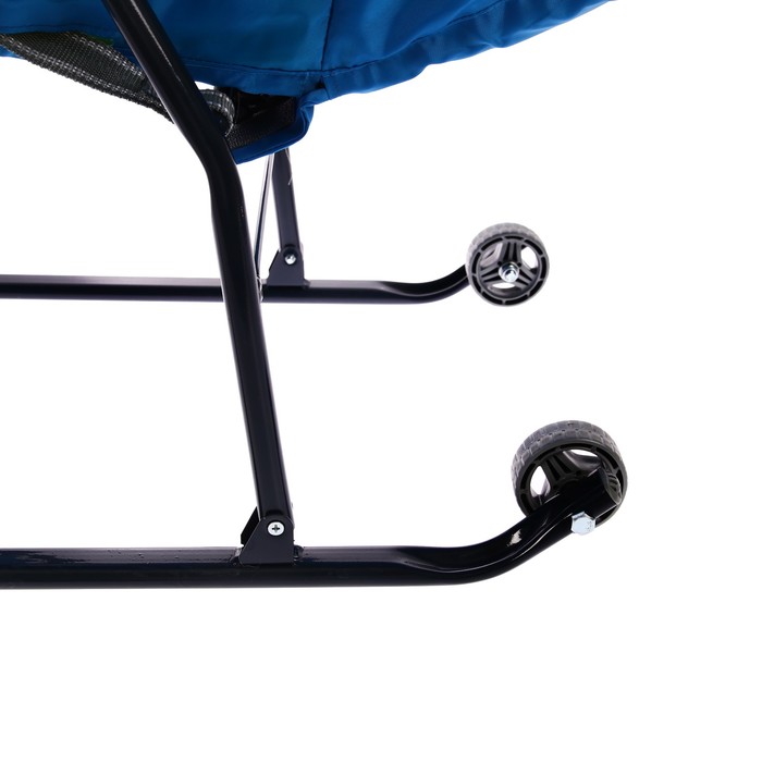 Санки- коляска "Умка 3. Мишки", цвет: синий