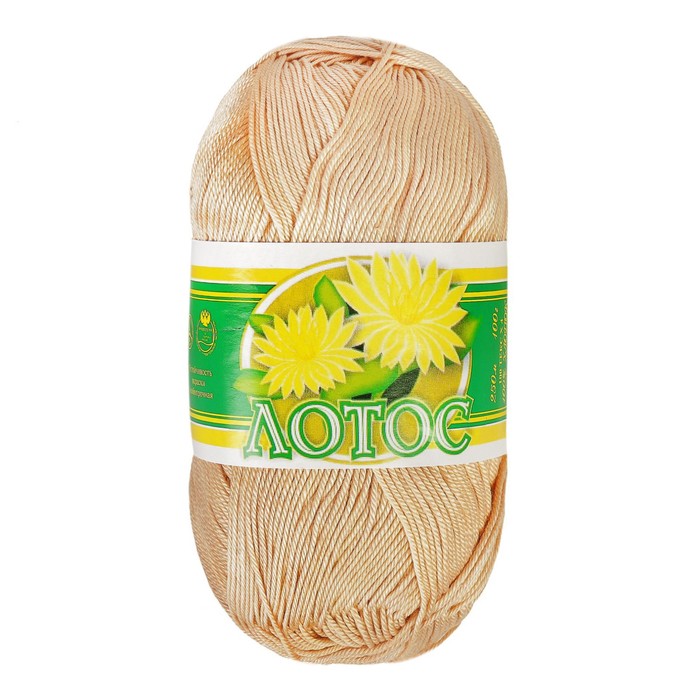 Нитки вязальные "Лотос" 250м/100гр 100% мерсеризованный хлопок цвет 5902
