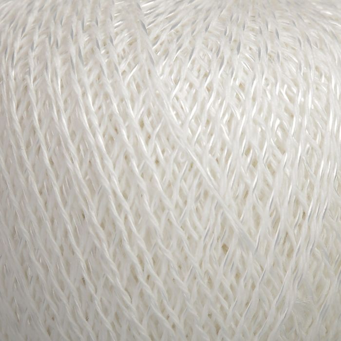 Нитки вязальные "Мальва" 340м/75гр 50% хлопок, 50% вискоза цвет 0101