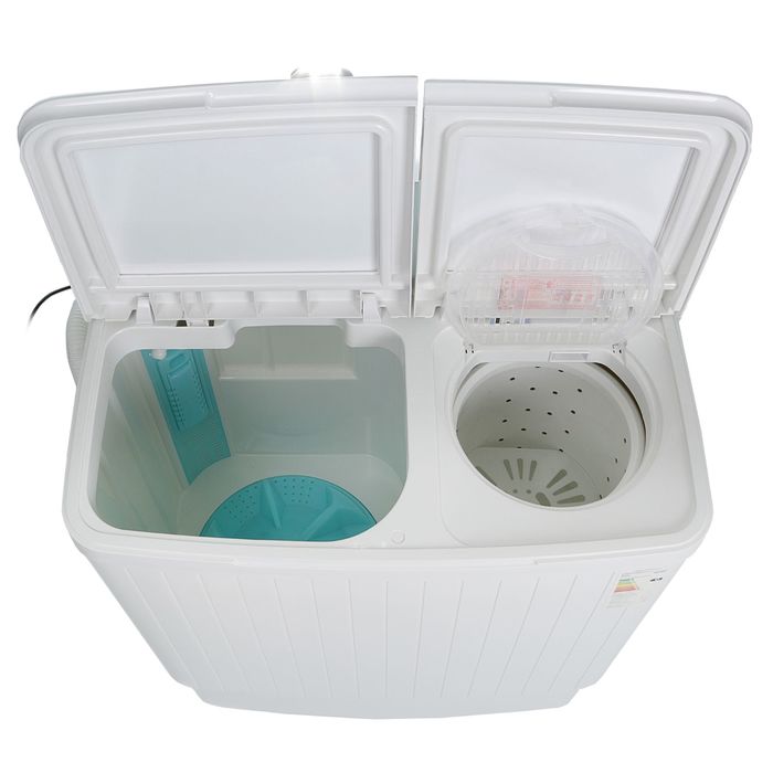 Стиральная машина Optima МСП-60СТ , полуавтомат, до 6,0 кг, 1350 об/мин, белое стекло, сирен 26249