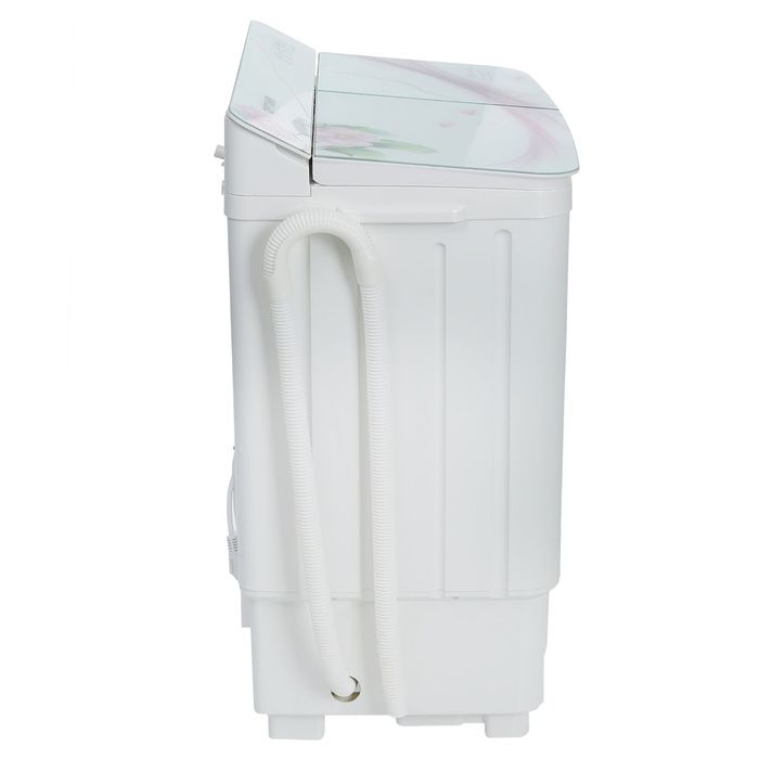 Стиральная машина Optima МСП-60СТ , полуавтомат, до 6,0 кг, 1350 об/мин, белое стекло, сирен 26249