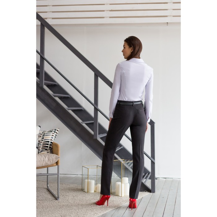 Брюки женские БЗП-05, цвет серый, размер 50, рост 170