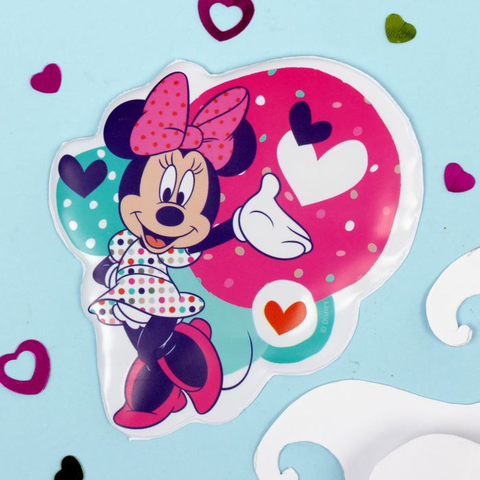 Наклейки детские в ванну в наборе "Лапочка" Минни Маус (набор 3шт)