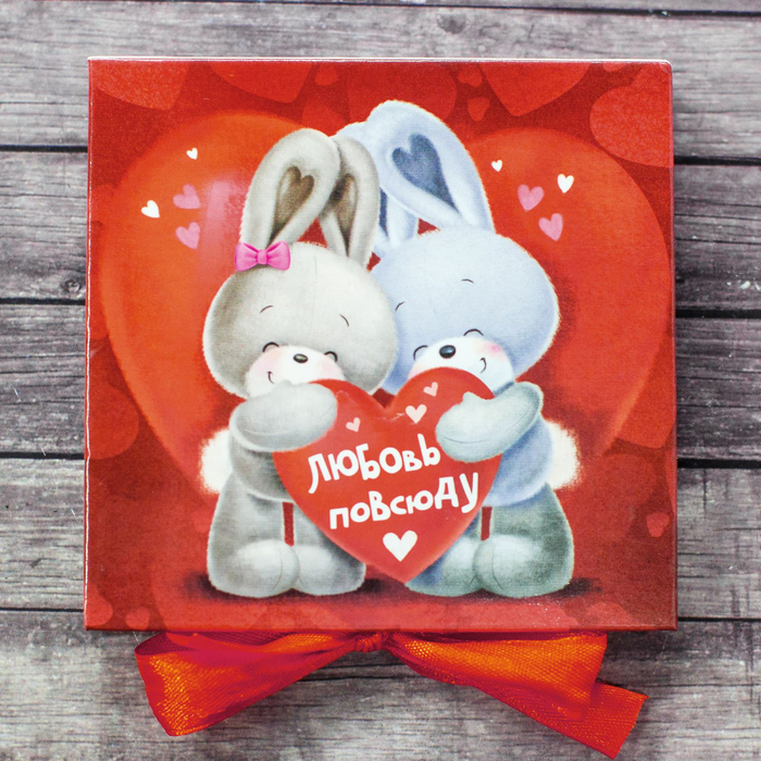 Футляр для бумаги с карандашом "Любовь повсюду", 100 листов