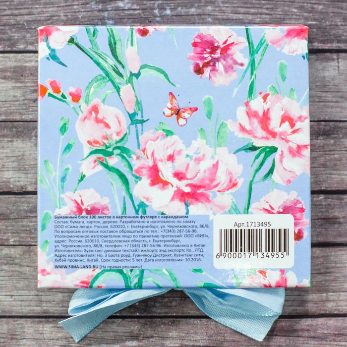 Футляр для бумаги с карандашом "Сегодня особенный день", 100 листов