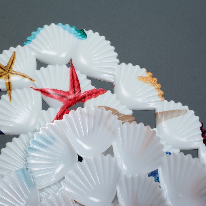 Коврик в раковину "Морские звезды" 30х25 см