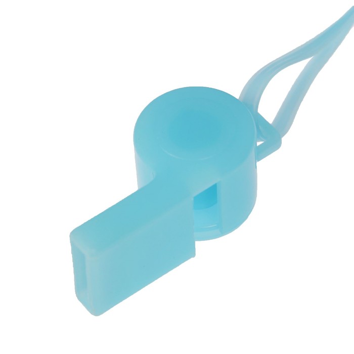 Зонт детский полуавтоматический "Мишка с друзьями", r=40см, со свистком, цвет голубой