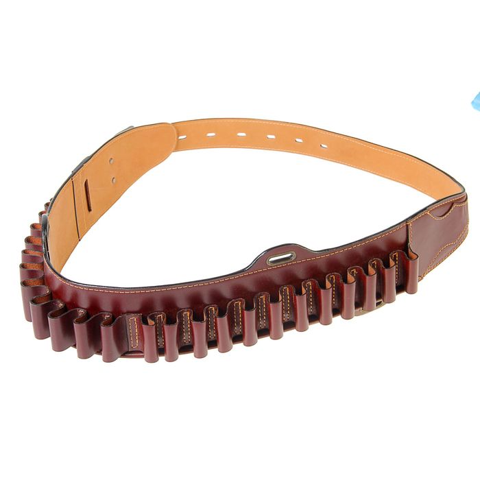 Патронташ "Люкс" К-12, 24 патрона, открытый (VIP) цельнокр.