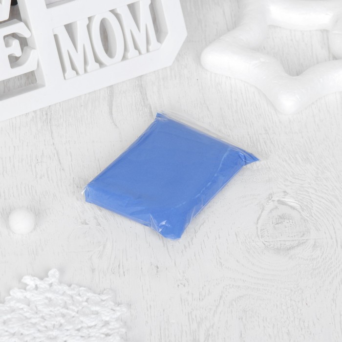 Набор для создания слепка ручки, ножки малыша "Мама, папа, любовь", цвет массы голубой