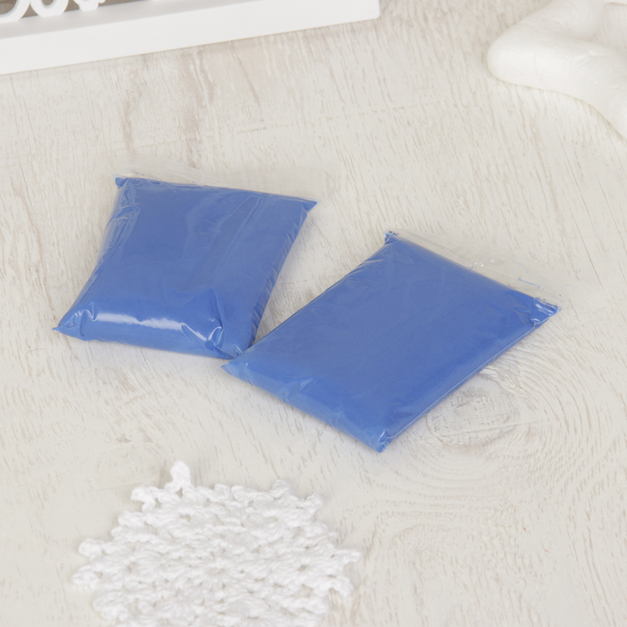 Набор для создания слепка ручки, ножки малыша "Baby", 100 гр, цвет массы голубой