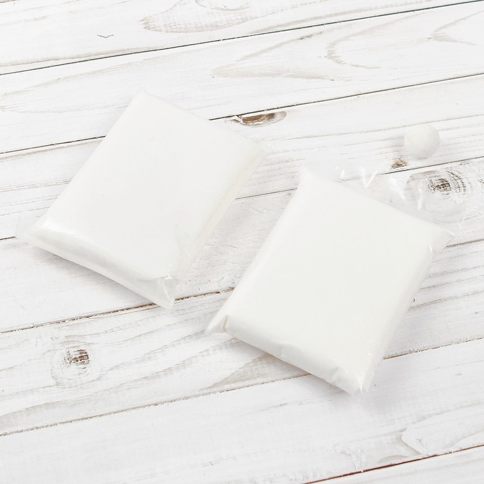 Набор для создания слепка ручки, ножки малыша "Трио", 100 гр, цвет массы белый