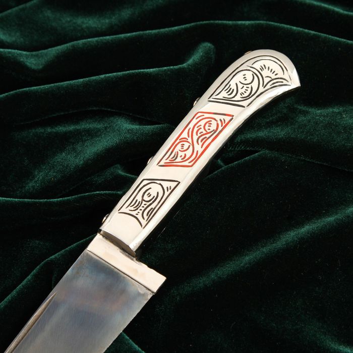 Пчак Шархон, рукоять из мельхиора