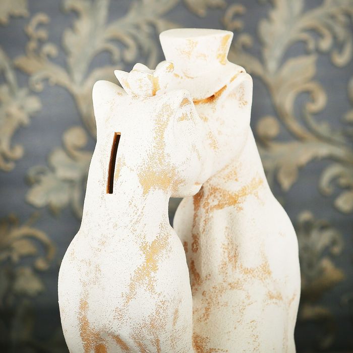 Копилка "Пантера Пара" большая камень, микс