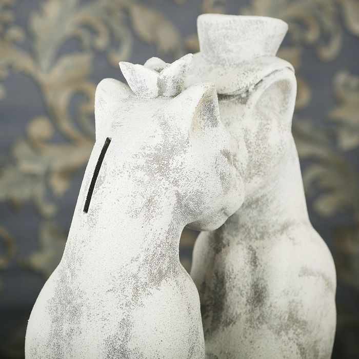 Копилка "Пантера Пара" большая камень, микс