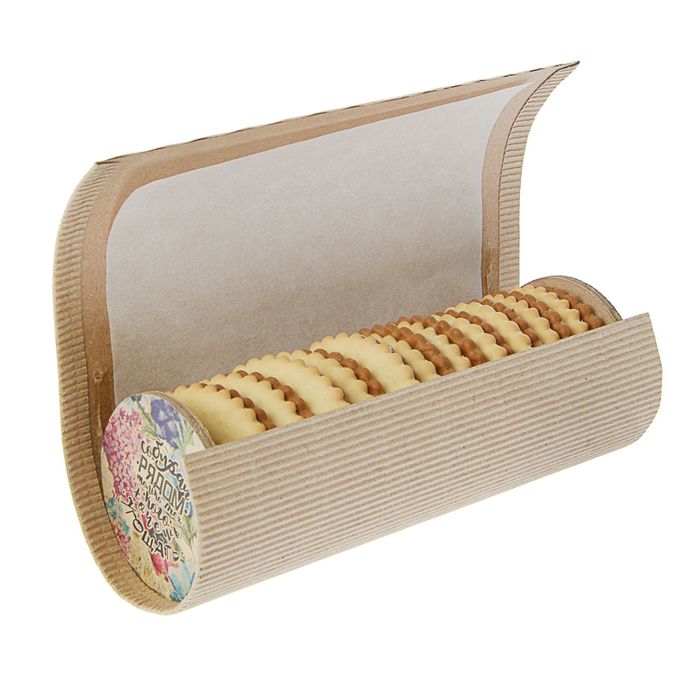 Коробочка для печенья "Угощения" 6,5 х 6,5 х 20 см