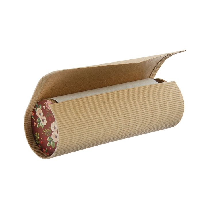 Коробочка для печенья "Цветы на красном" 6,5 х 6,5 х 20 см