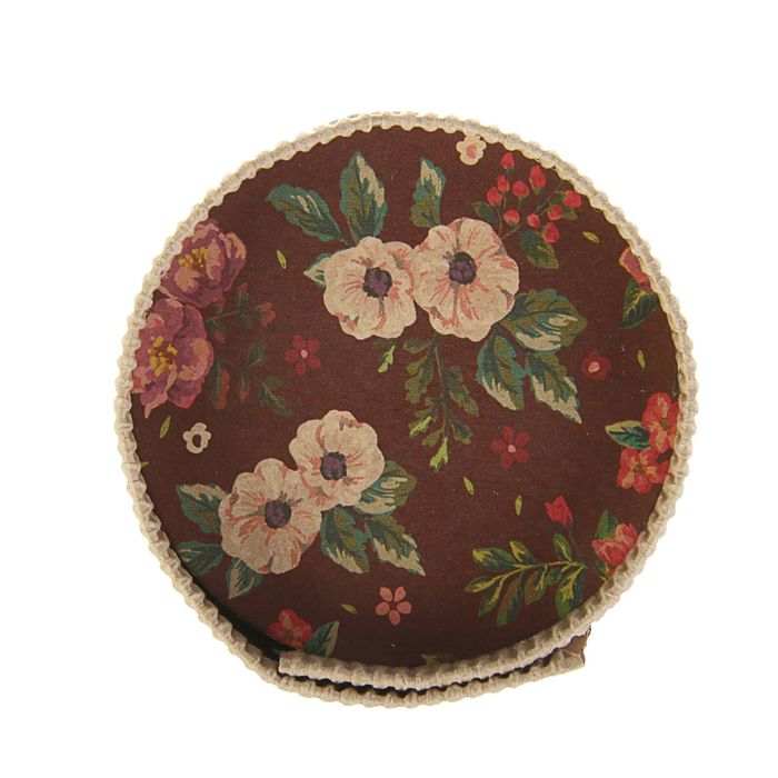 Коробочка для печенья "Цветы на красном" 6,5 х 6,5 х 20 см