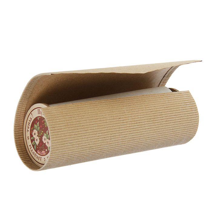 Коробочка для печенья "День начинается с доброты" 6,5 х 6,5 х 20 см