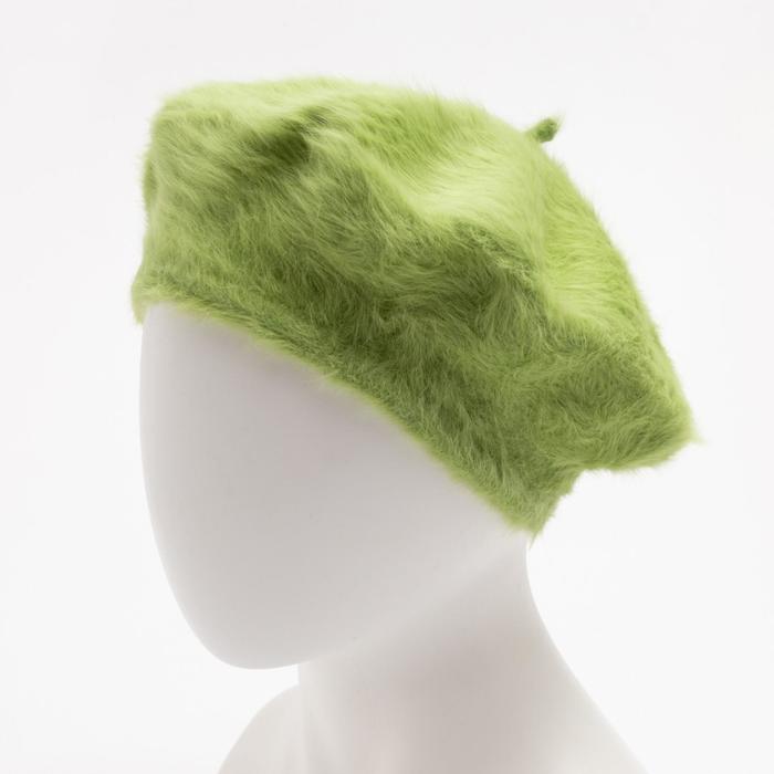 Берет шерстяной женский "Лайла", размер 54-56, цвет мятный