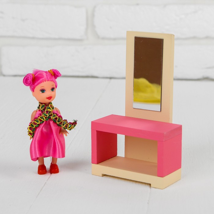 Кукольная мебель "Зеркало-трюмо"