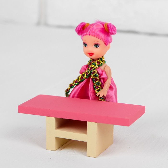 Кукольная мебель "Столик", деревянный