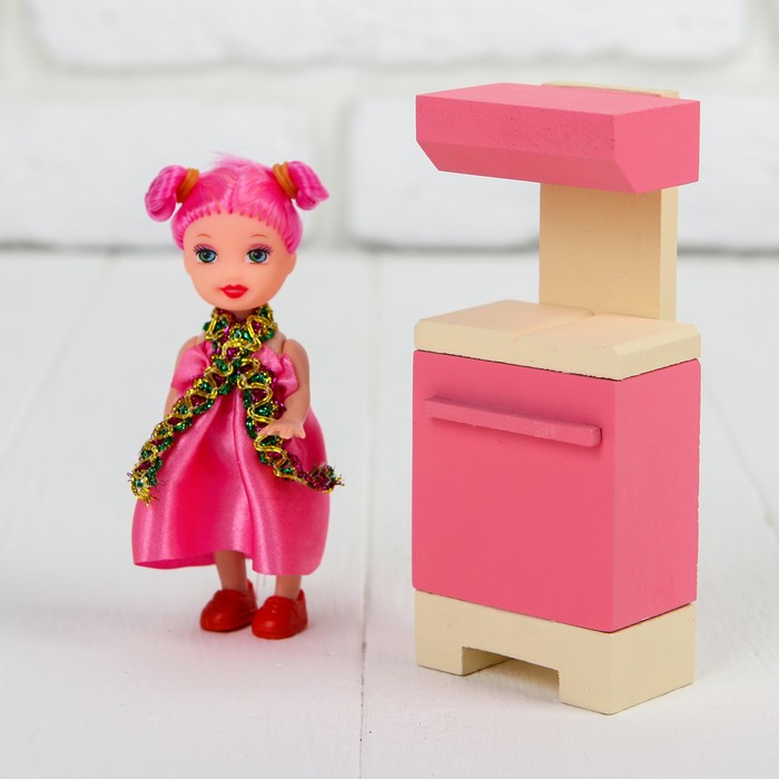 Кукольная мебель "Плита с вытяжкой"