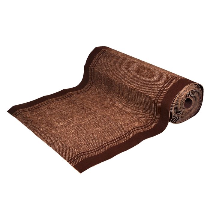 Коврик влаговпитывающий "TROPHY" 100*1500 см, коричневый