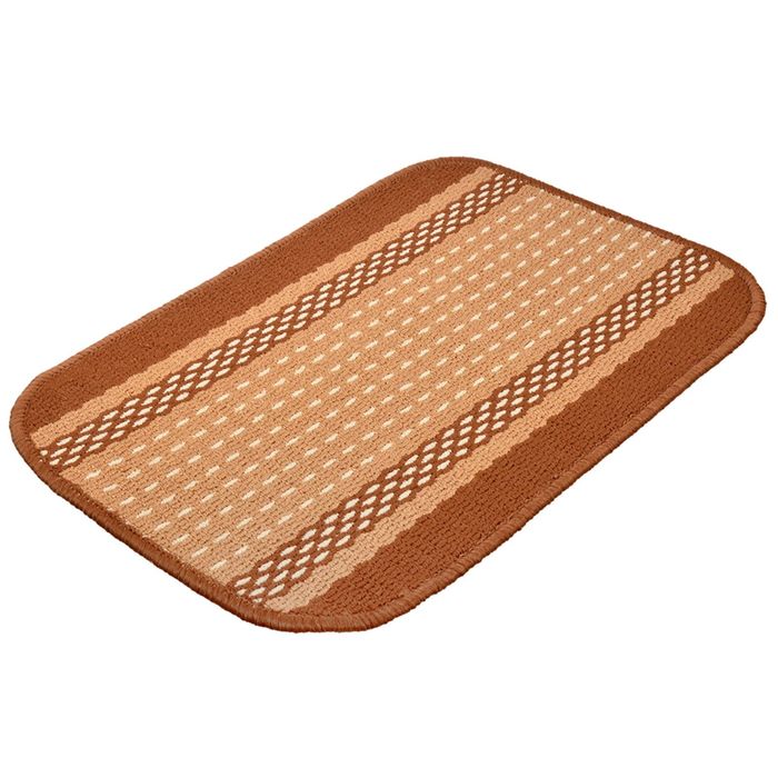 Коврик "Madrid"  коричневый, на латексной основе