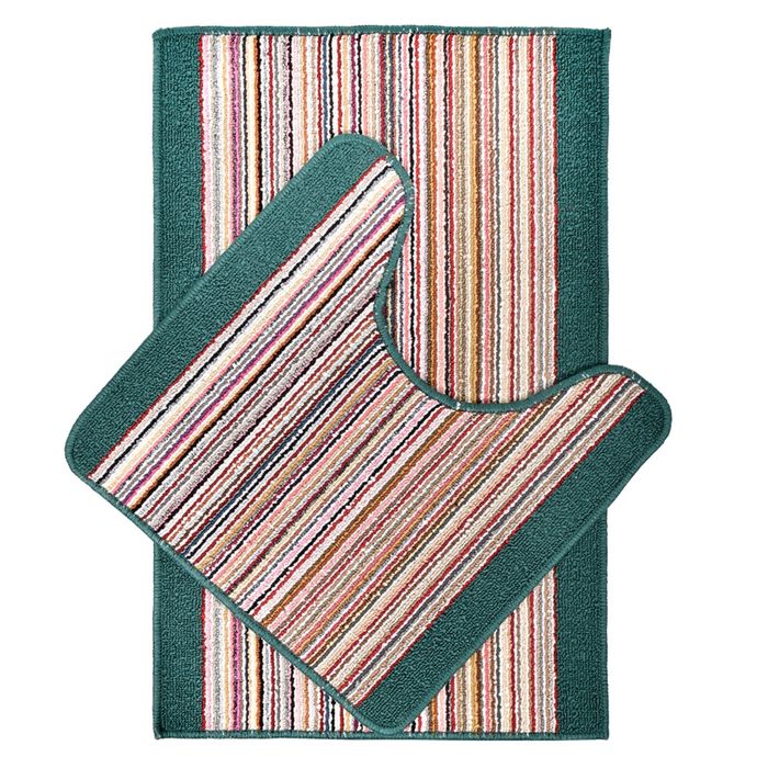 Набор ковриков для ванной "Baden" 50х80, 50х50см, цвет МИКС