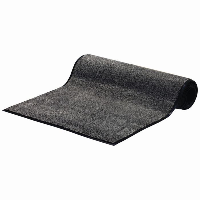 Коврик влаговпитывающий "ТАФТ" черно-серый