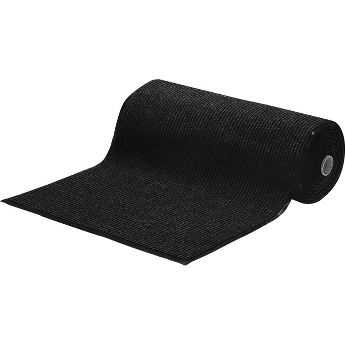 Коврик влаговпитывающий, ребристый чёрный