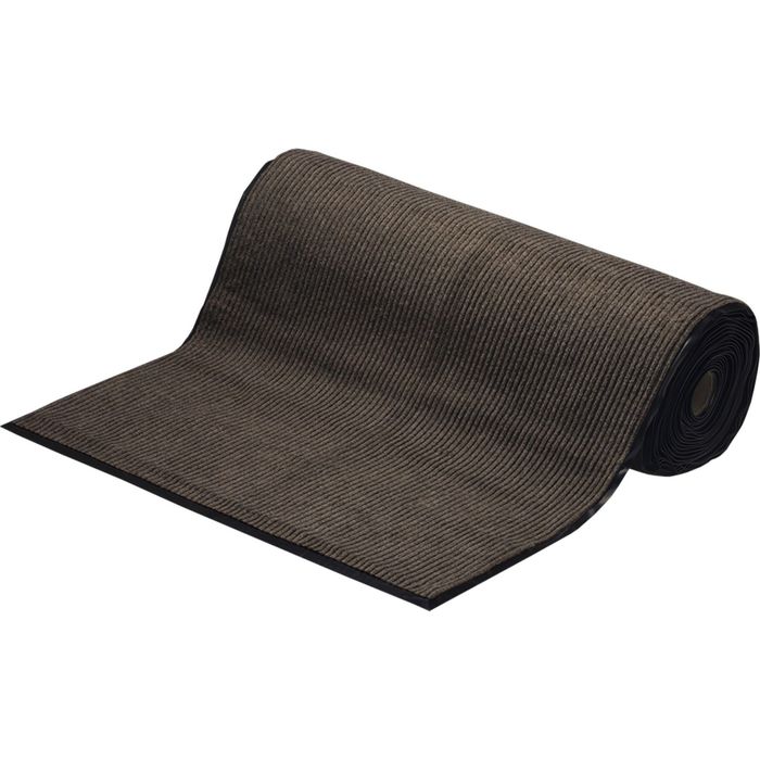 Коврик влаговпитывающий, ребристый коричневый