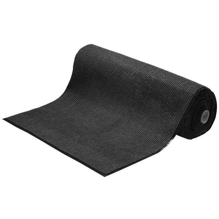 Коврик влаговпитывающий, ребристый серый