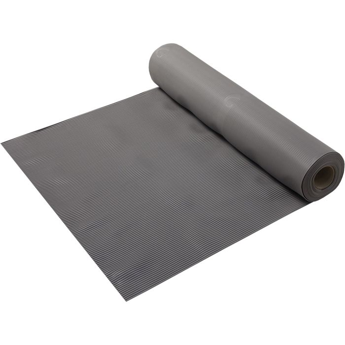 Коврик-дорожка ПВХ  ПОЛОСКА 2,3 мм 0,9*10 м, против скольжения, серый