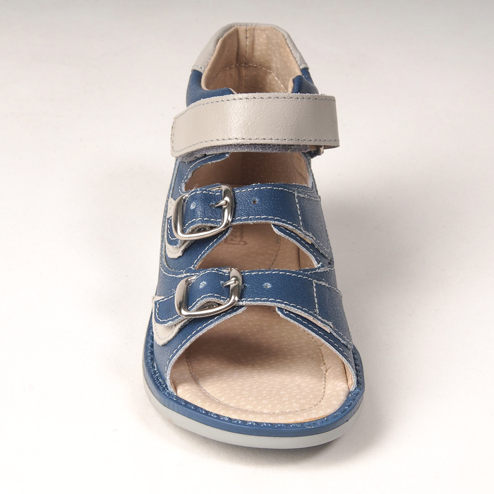 Туфли открытые детские арт. BT 90А-210D.22ВТ (син/сер) (р. 19)