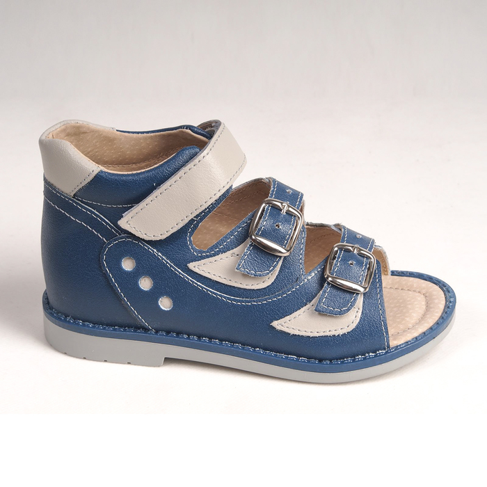 Туфли открытые детские арт. BT 90А-210D.22ВТ (син/сер) (р. 24)
