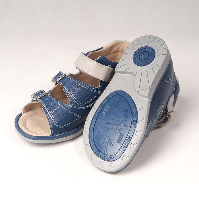 Туфли открытые детские арт. BT 90А-210D.22ВТ (син/сер) (р. 24)