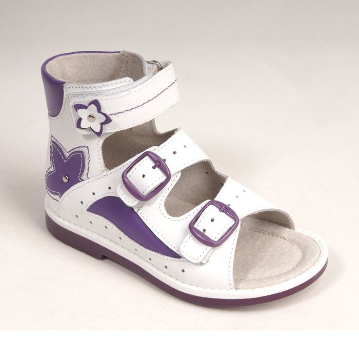 Туфли открытые детские арт. BT 90А-211A.21ВТ (белый/сирен.) (р. 20)