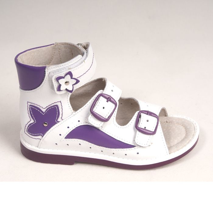 Туфли открытые детские арт. BT 90А-211A.21ВТ (белый/сирен.) (р. 20)