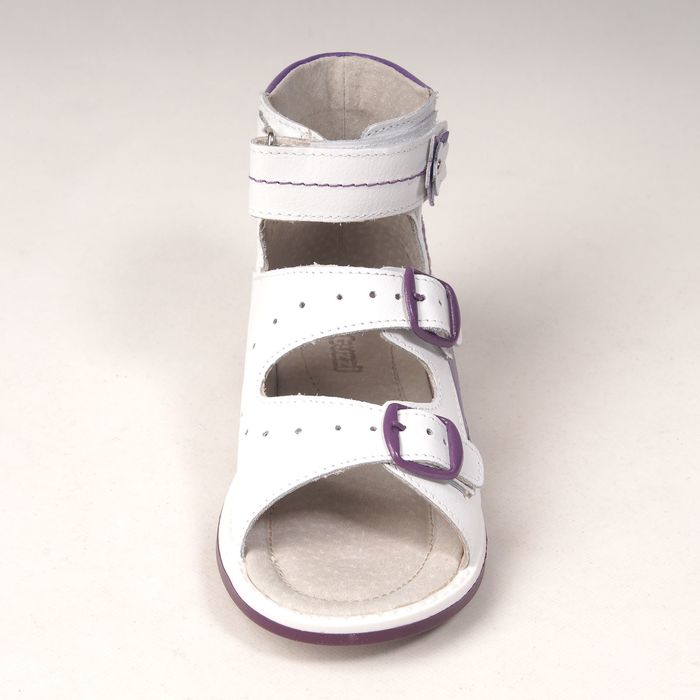 Туфли открытые детские арт. BT 90А-211A.21ВТ (белый/сирен.) (р. 22)