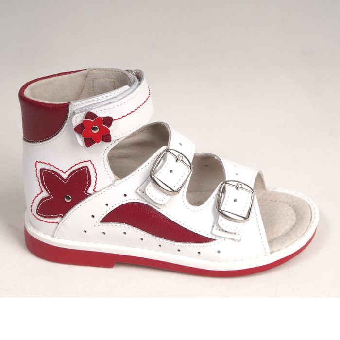 Туфли открытые детские арт. BT 90А-211G.21ВТ (бел/бордо) (р. 20)