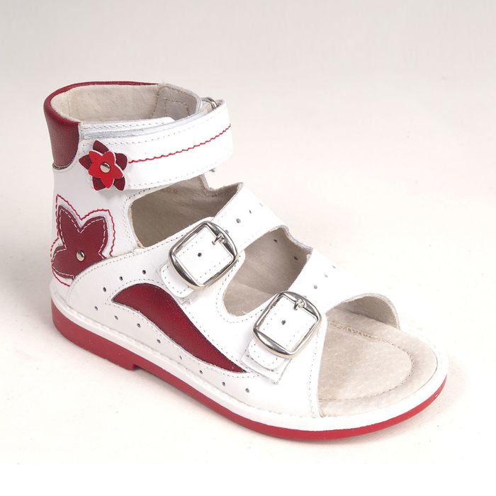 Туфли открытые детские арт. BT 90А-211G.21ВТ (бел/бордо) (р. 22)