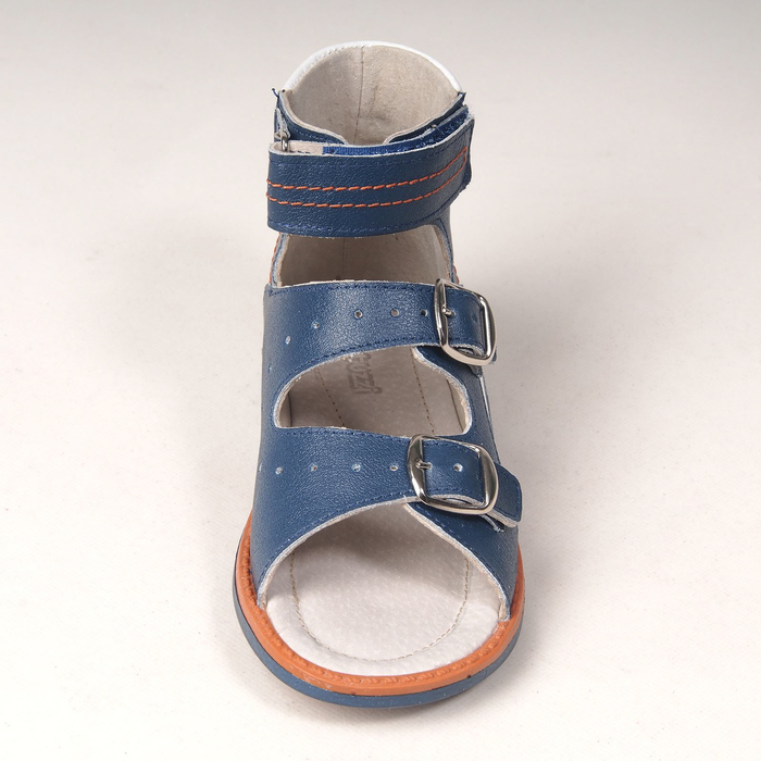 Туфли открытые детские арт. BT 90А-211H.22ВТ (т.син/бел) (р. 22)