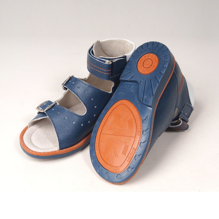 Туфли открытые детские арт. BT 90А-211H.22ВТ (т.син/бел) (р. 23)