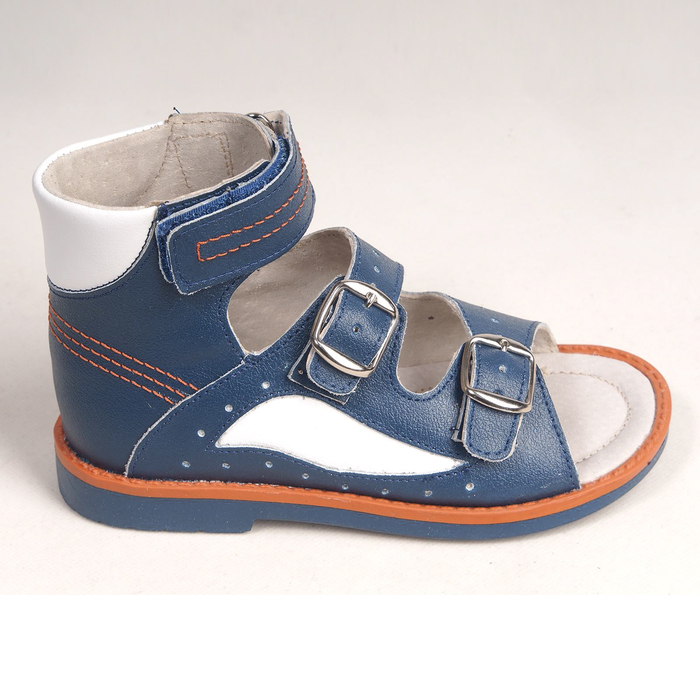 Туфли открытые детские арт. BT 90А-211H.22ВТ (т.син/бел) (р. 25)