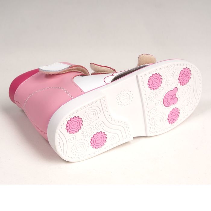 Сандалии детские ортопедические арт. ОРТ-80A-004E.11НТ (св.фуксия/бел/фуксия) (р. 21)