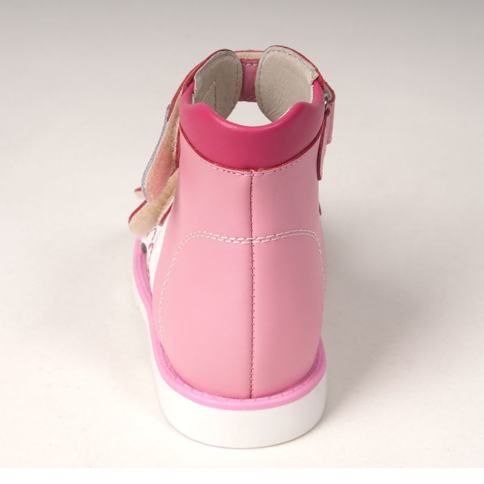 Сандалии детские ортопедические арт. ОРТ-80A-004E.11НТ (св.фуксия/бел/фуксия) (р. 29)