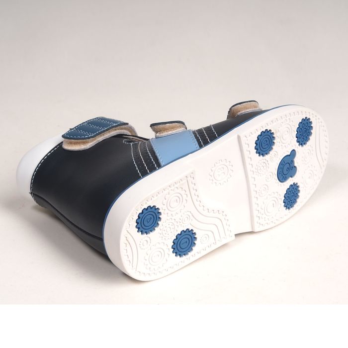 Сандалии детские ортопедические арт. ОРТ-80A-006E.12НТ (т.син./гол./син./бел.) (р. 30)